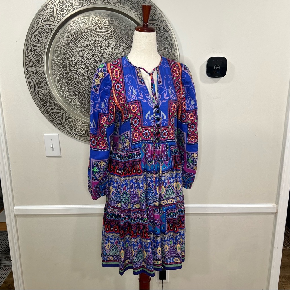 HUNTER BELL Multicolor Patterned Dress - Picture 4 of 15